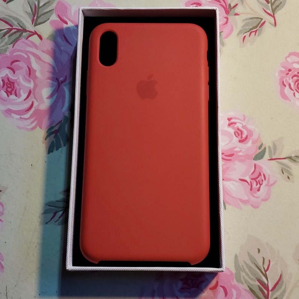 Red, apple cell phone case